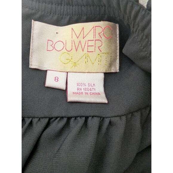 VTG Marc Bouwer Womens Silk Animal Print Halter Dress Size 8 Retro Wimsygoth - Picture 5 of 9